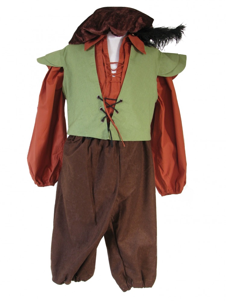 Boy's Medieval Tudor Costume Age 5 - 6 Image